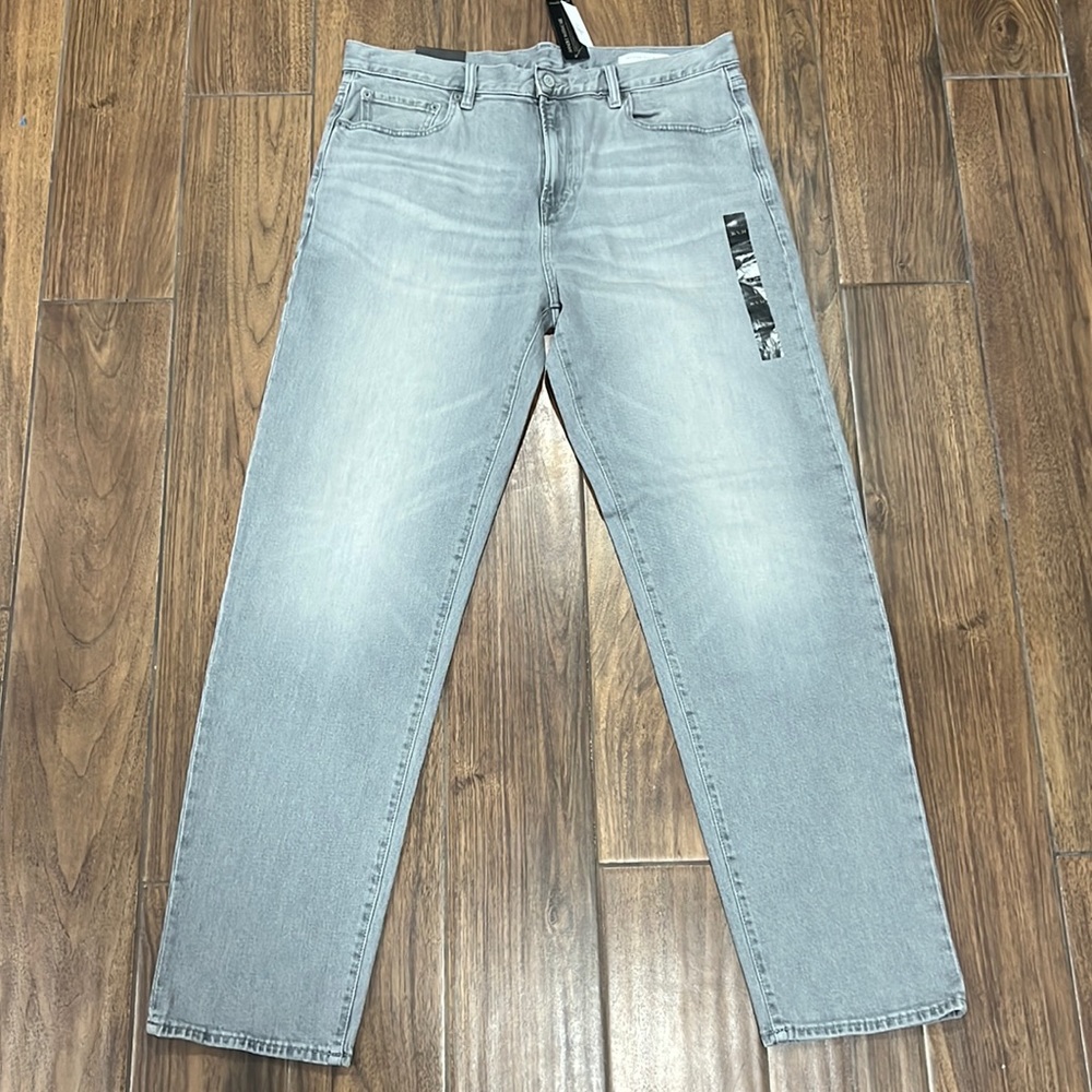 Banana Republic Gray Straight Fit Mens Jeans